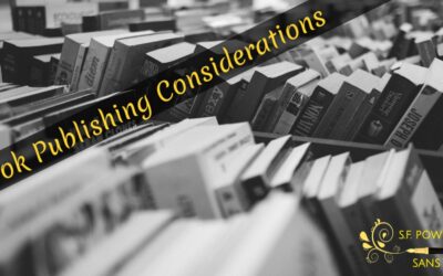 Book Publishing Considerations